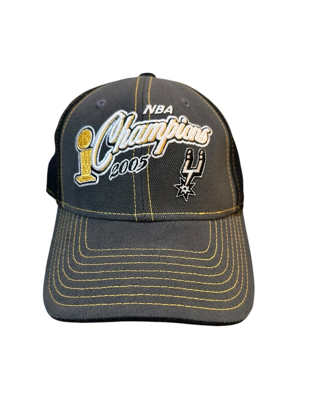 Reebok San Antonio Spurs 2005 NBA Champions Official Adjustable Hat Cap New